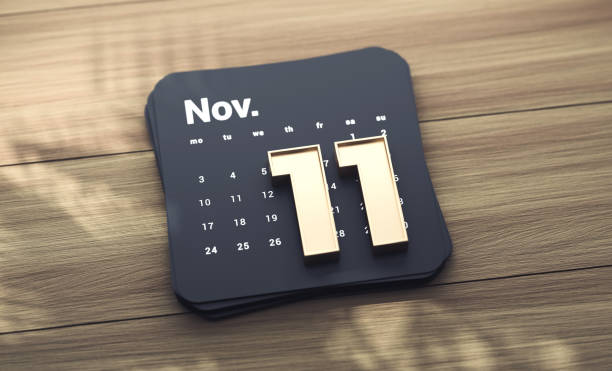 istock November 11 Calendar Veterans Day 2198109586