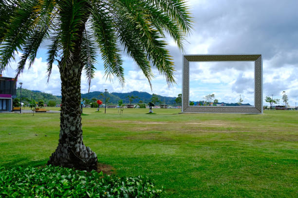 The BIBD Frame Brunei Darussalam in Bandar Seri Begawan, the capital of Brunei.