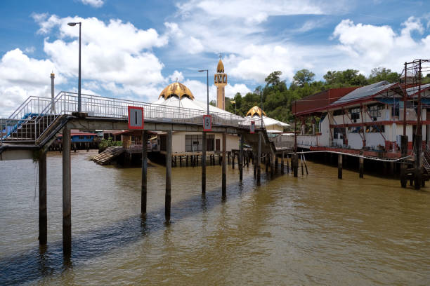 istock Footbridge at Al-Muhtadee Billah Mosque, Kampung Ayer, Brunei 2198113098