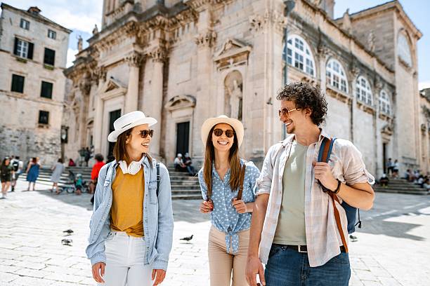istock Young adults exploring historic dubrovnik streets 2198114334