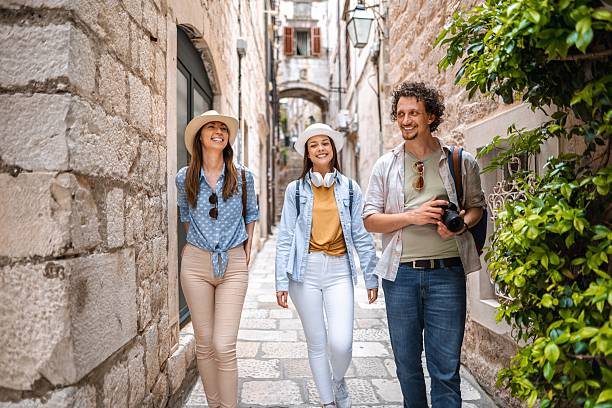 istock Young adults exploring historic dubrovnik alley 2198114349