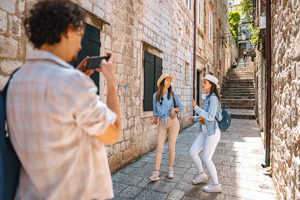 istock Young adults exploring dubrovnik's historic streets 2198114415