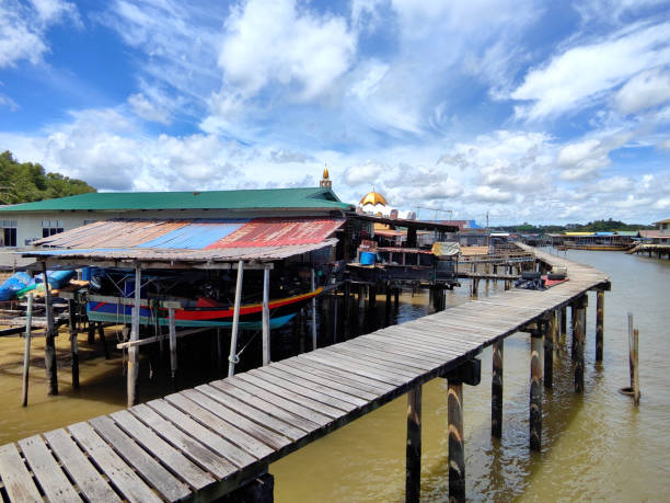 istock Stilt houses in Kampung Ayer, Brunei 2198114603