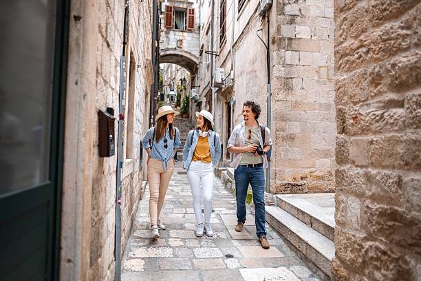 istock Exploring historic streets of dubrovnik 2198114763