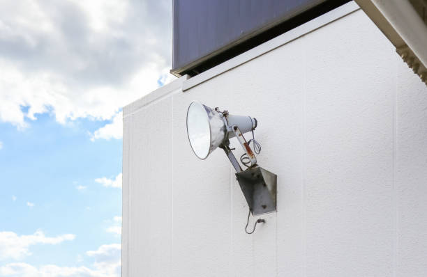istock Wall-mounted waterproof outdoor lights. 2198114841