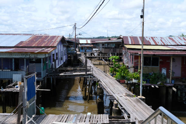 istock Stilt houses in Kampung Ayer, Brunei 2198114901