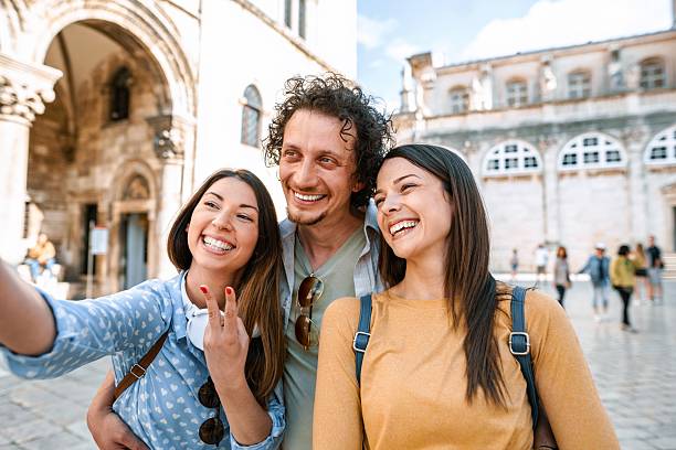 istock Friends enjoying a day in dubrovnik 2198115474