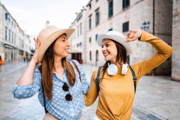 istock Young adults enjoying a day in dubrovnik 2198115938