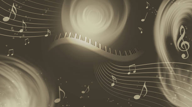 istock Image of music illustration,  piano and musical notes 2198120839