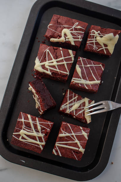 istock red velvet chocolate brownie 2198124568