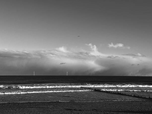 Cloudscape over the North Sea in Northumberland