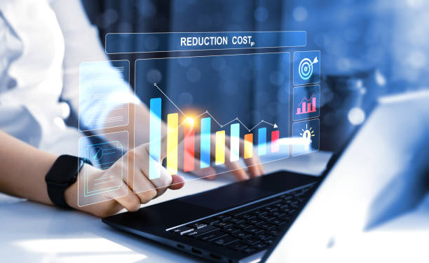 istock Cost reduction management and Maximize profits concept. Reducing business expenses to increase profits and finances more.Company cost analysis payment reduction for business. 2198128344