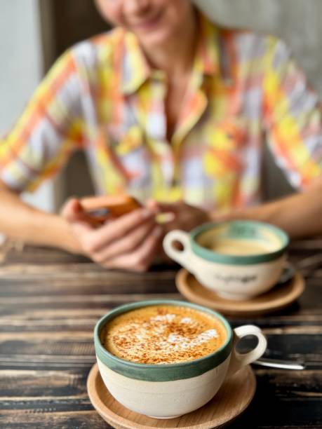 istock A cup of coffee cappuccino or latte on the table 2198128868