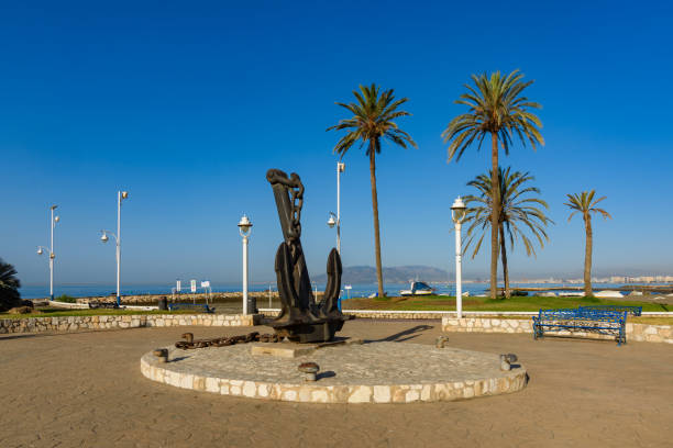 Malaga, Spain - August 06, 2024: Playas del Palo in Malaga, Spain