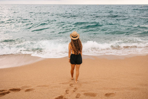 istock Woman in the sea 2198129594