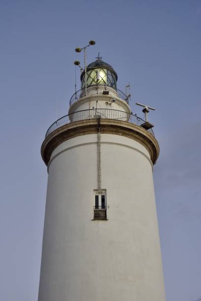 istock lighthouse in malaga port, malaga, spain 2198131316
