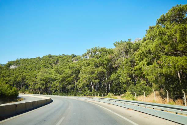 istock The road between Antalya and Kemer. Highway and forest 2198135343