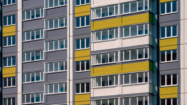 istock wall of a modern building abstract architectural background 2198138916
