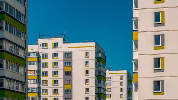 istock wall of a modern building abstract architectural background 2198139203