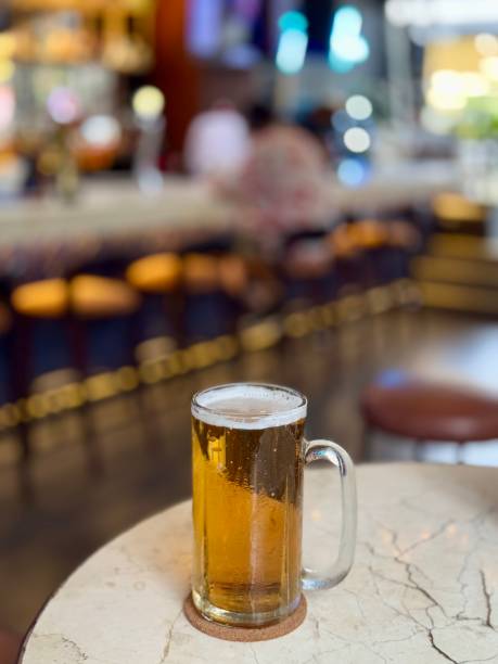 istock A glass of light beer is on the table 2198149400