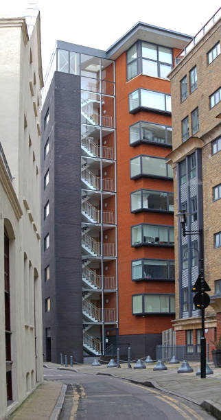 istock Condo Building Staircase London 2198158440