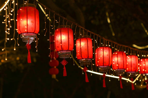 Chinese New Year ，lanterns ， paper lanterns