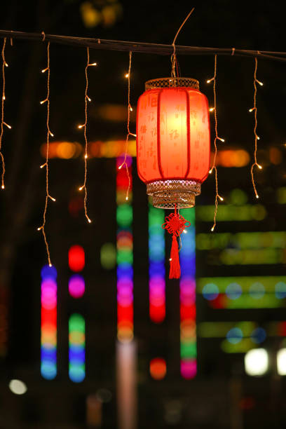 istock Chinese New Year lanterns and paper lanterns 2198158728