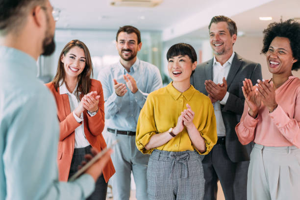 istock Team of professionals during a meeting. 2198168715