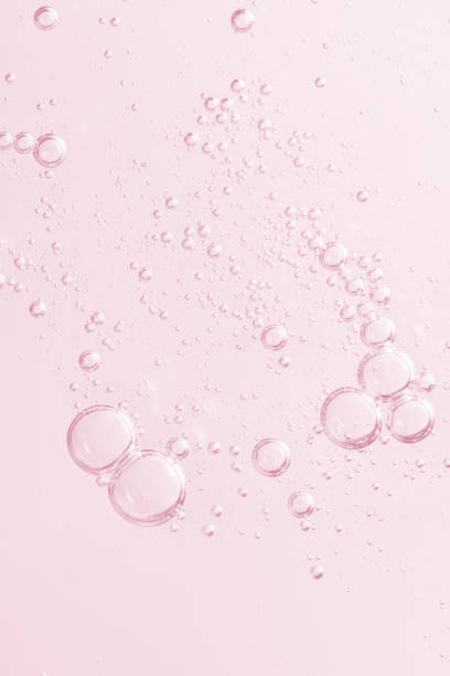 istock Abstract soft pink background with small air bubbles, perfectly capturing the texture and lightness of cosmetics 2198169395