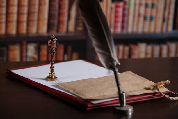 istock Last will and testament with wooden judge gavel document 2198169960