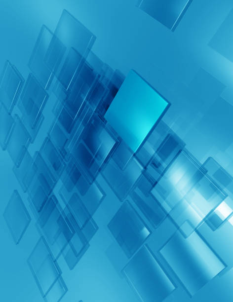 Abstract,Concept of creating Blue background
