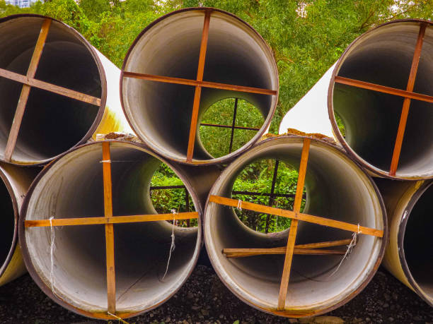 istock Large steel pipes 2198176712