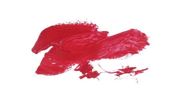 istock watercolor blush isolated on white background. 2198178904