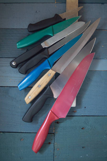 istock Colorful Kitchen Knife Cutlery 2198189652