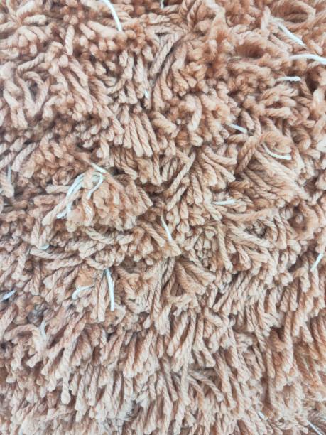 istock A brown carpet with white and tan fibers 2198189661