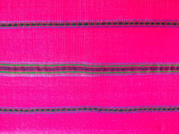 istock A red and green plaid cloth with yellow and green stripes 2198192567