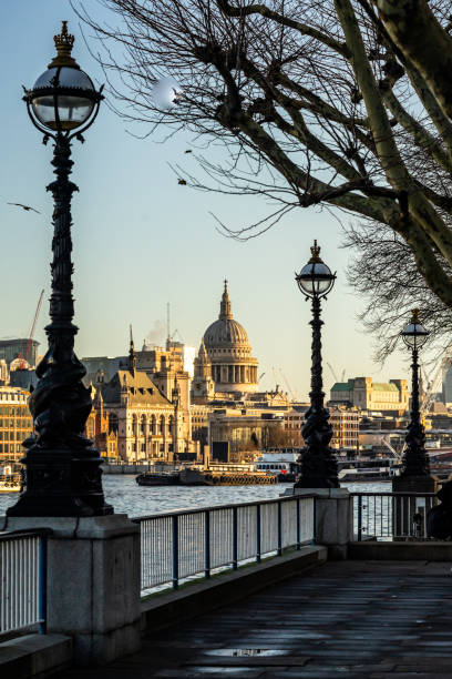 istock St Paul's framed by trees. Day. 2198193800