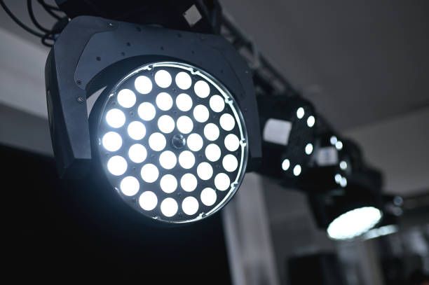 istock lighting equipment in close-up at an event or party. 2198194802