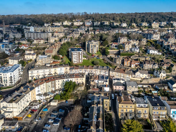 istock Residential houses in Weston-Super-Mare 2198195478