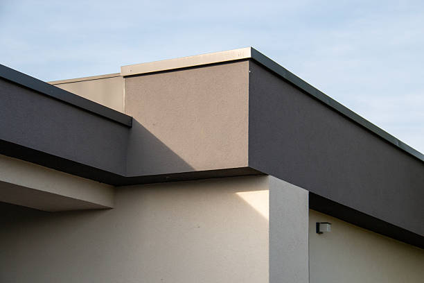 istock Minimalist building corner with clean lines and subtle shadows 2198199932