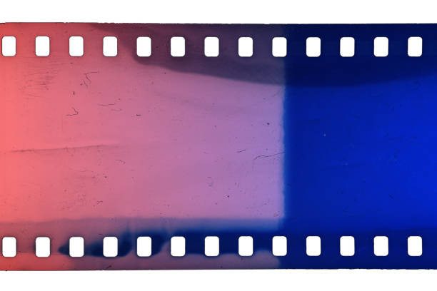istock Dusty and grungy 35mm film texture or surface 2198201401