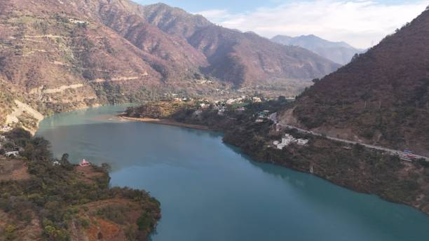 istock beautiful mountain along with lake in Uttarakhand 2198206905