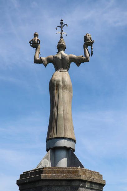 Imperia statue in Konstanz, Lake Constance in Germany in summertime
