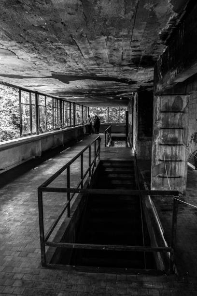 istock Abandoned places, hallways and stairs 2198211706