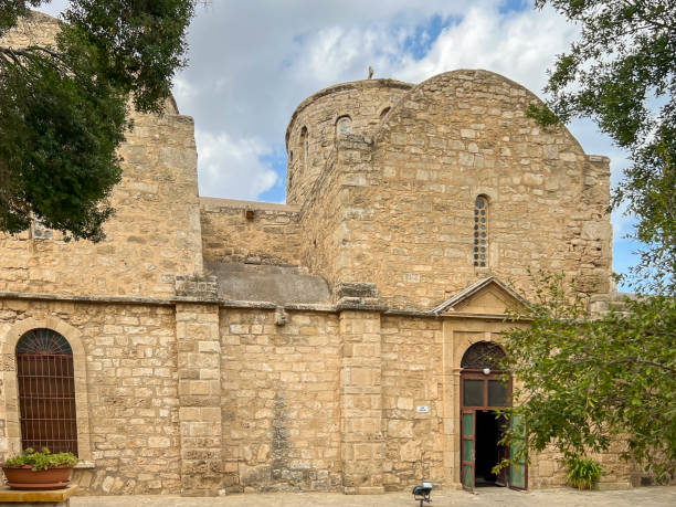 istock St. Barnabas Monastery, formerly a monastery and now an icon and archaeological museum in Enkomi, Cyprus 2198213258