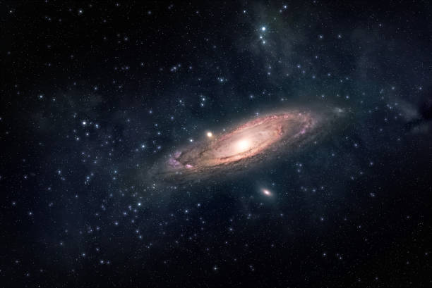 Andromeda galaxy deep space astrophotography, a majestic cosmic scene of our galactic neighbor