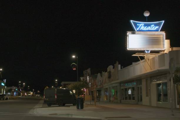 istock Blank Theater Sign in Kingman, AZ 2198217717