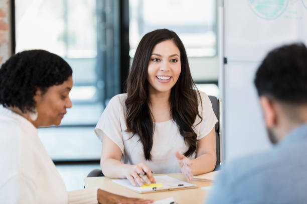 istock Diverse Women in Business Meeting, Teamwork and Discussion 2198220568
