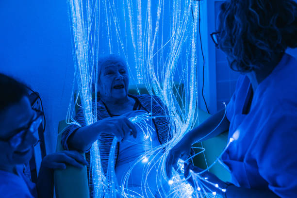 istock Engaging seniors with sensory light therapy 2198227989
