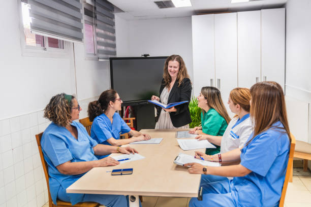 istock Healthcare team discussing patient care plans 2198230871